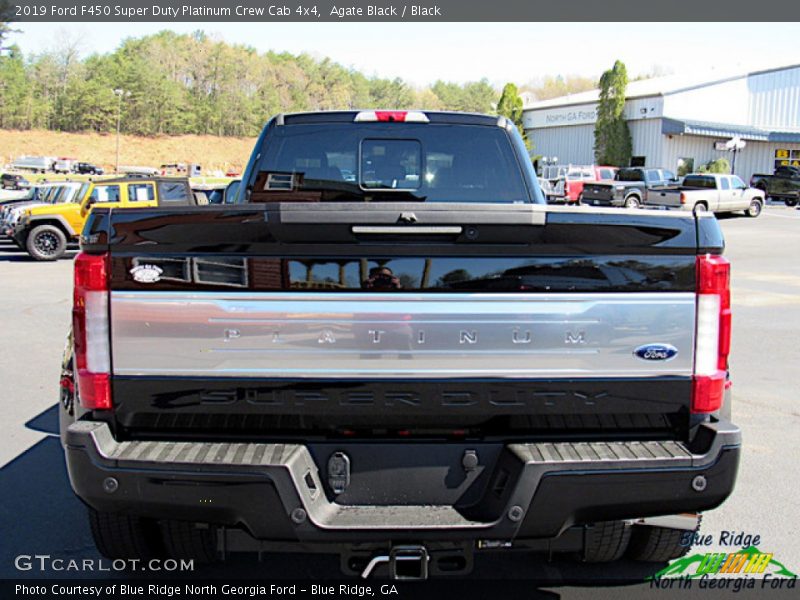 Agate Black / Black 2019 Ford F450 Super Duty Platinum Crew Cab 4x4