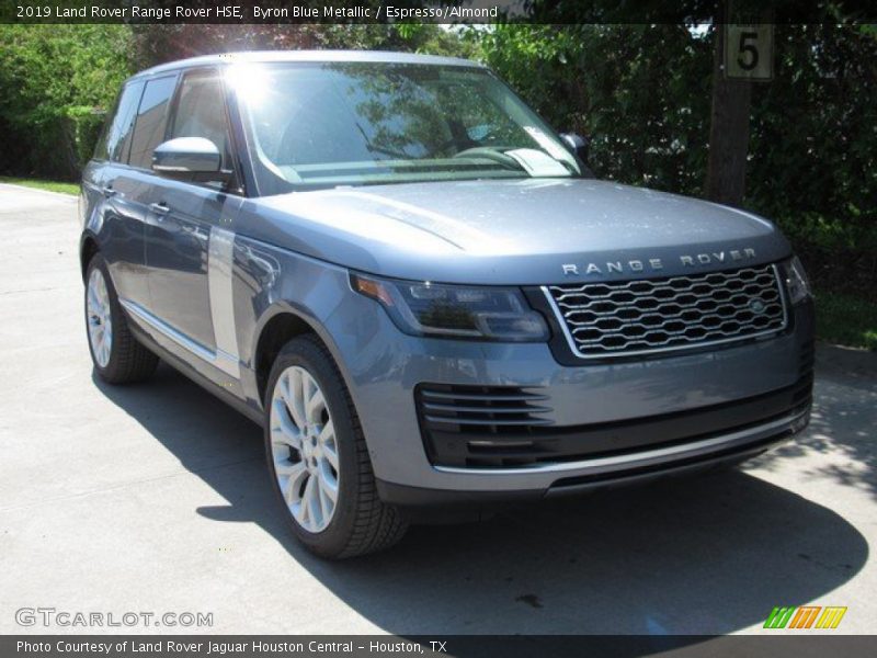 Byron Blue Metallic / Espresso/Almond 2019 Land Rover Range Rover HSE