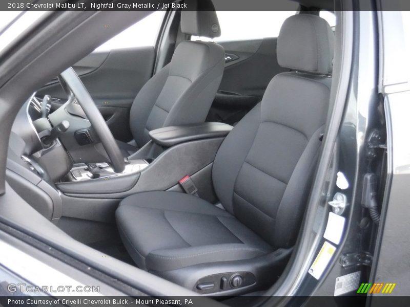 Nightfall Gray Metallic / Jet Black 2018 Chevrolet Malibu LT