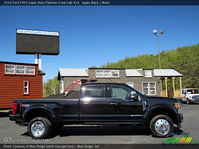 Agate Black / Black 2019 Ford F450 Super Duty Platinum Crew Cab 4x4