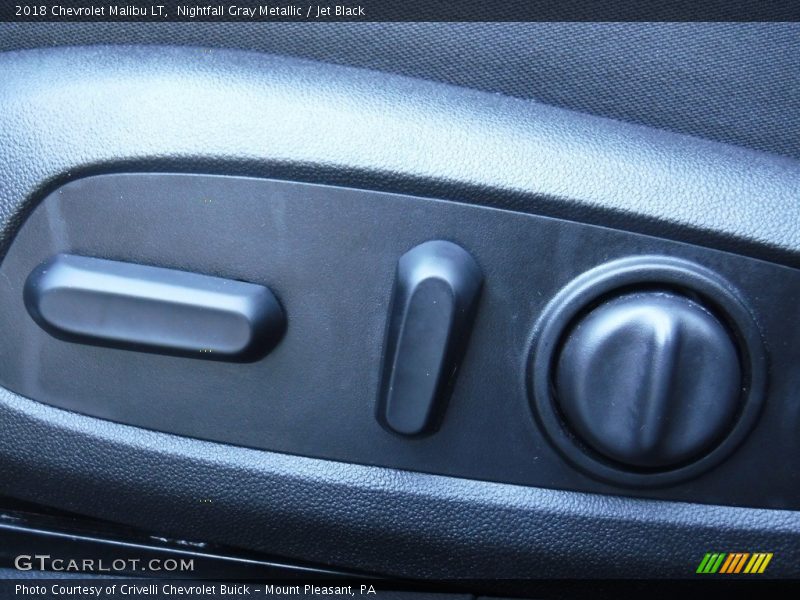 Nightfall Gray Metallic / Jet Black 2018 Chevrolet Malibu LT