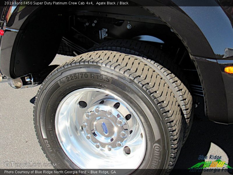Agate Black / Black 2019 Ford F450 Super Duty Platinum Crew Cab 4x4