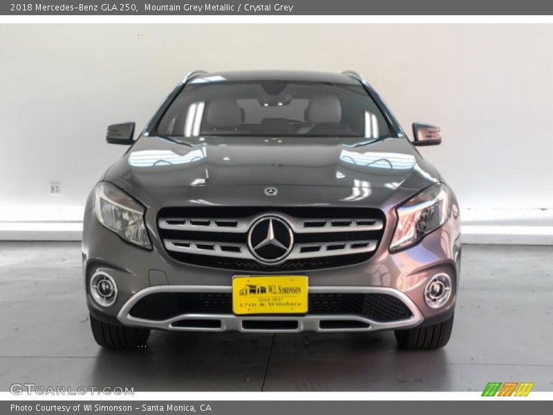 Mountain Grey Metallic / Crystal Grey 2018 Mercedes-Benz GLA 250