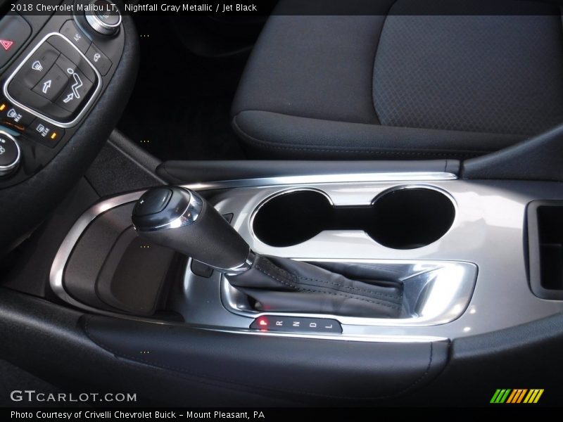 Nightfall Gray Metallic / Jet Black 2018 Chevrolet Malibu LT