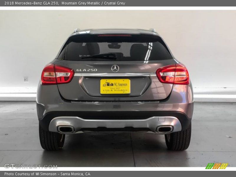 Mountain Grey Metallic / Crystal Grey 2018 Mercedes-Benz GLA 250
