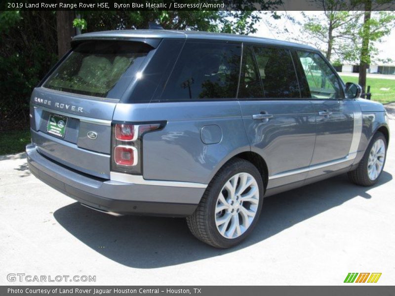 Byron Blue Metallic / Espresso/Almond 2019 Land Rover Range Rover HSE