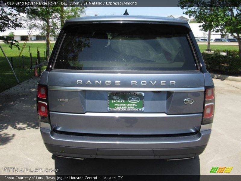 Byron Blue Metallic / Espresso/Almond 2019 Land Rover Range Rover HSE