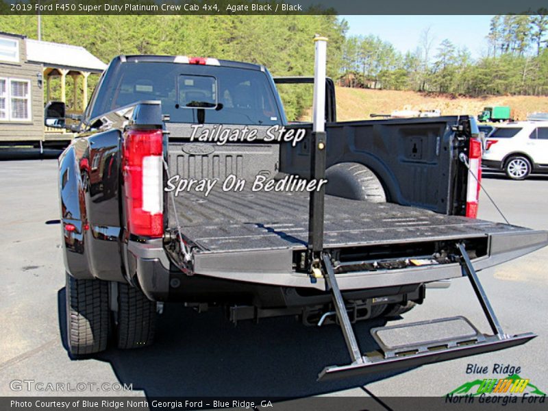 Agate Black / Black 2019 Ford F450 Super Duty Platinum Crew Cab 4x4
