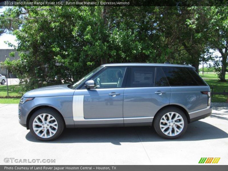 Byron Blue Metallic / Espresso/Almond 2019 Land Rover Range Rover HSE
