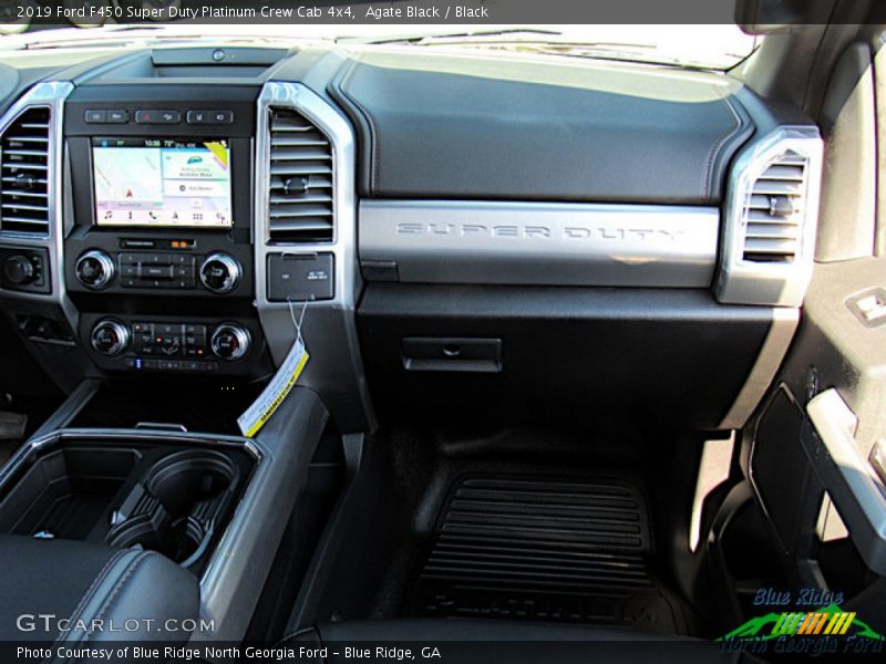 Agate Black / Black 2019 Ford F450 Super Duty Platinum Crew Cab 4x4