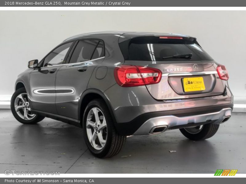 Mountain Grey Metallic / Crystal Grey 2018 Mercedes-Benz GLA 250