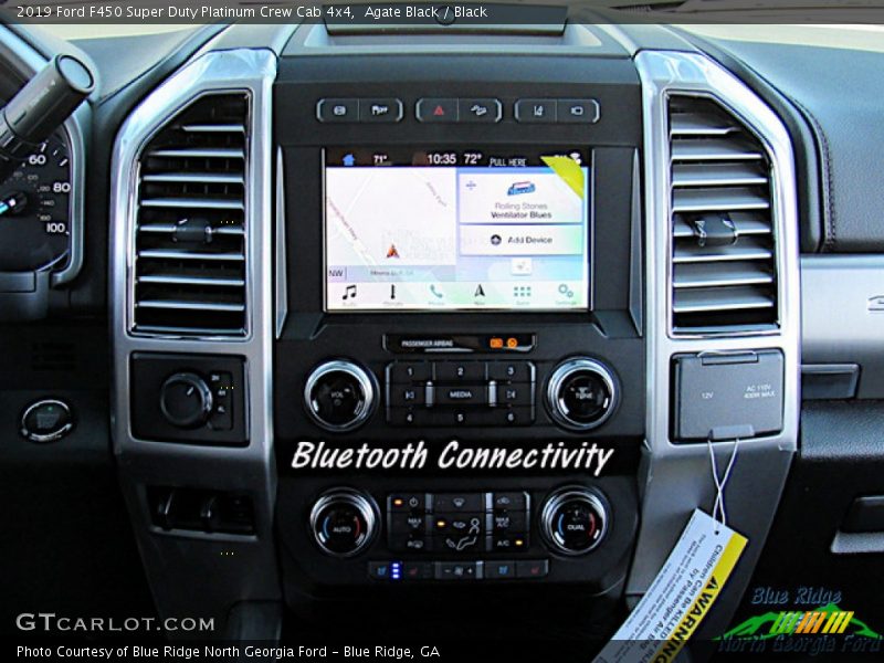 Agate Black / Black 2019 Ford F450 Super Duty Platinum Crew Cab 4x4