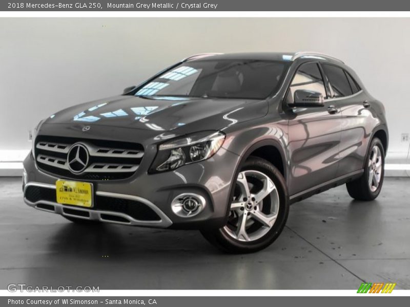 Mountain Grey Metallic / Crystal Grey 2018 Mercedes-Benz GLA 250