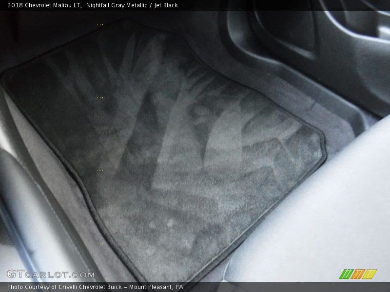 Nightfall Gray Metallic / Jet Black 2018 Chevrolet Malibu LT