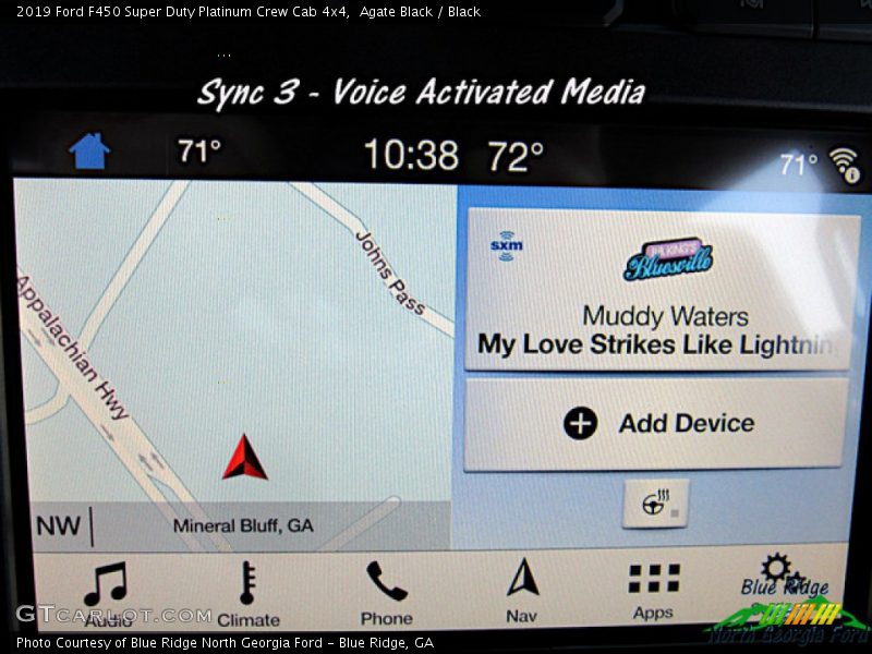 Agate Black / Black 2019 Ford F450 Super Duty Platinum Crew Cab 4x4