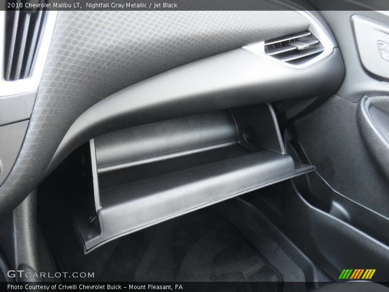 Nightfall Gray Metallic / Jet Black 2018 Chevrolet Malibu LT