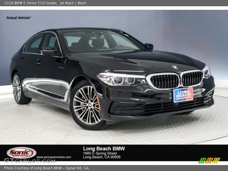 Jet Black / Black 2019 BMW 5 Series 530i Sedan