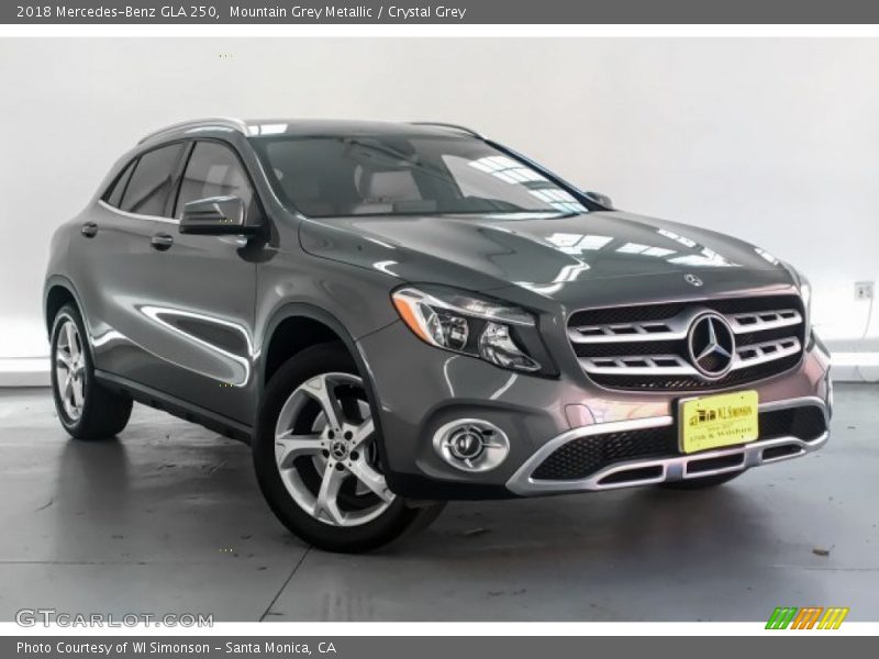 Mountain Grey Metallic / Crystal Grey 2018 Mercedes-Benz GLA 250