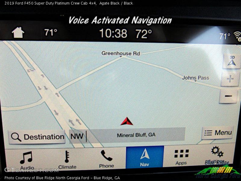 Agate Black / Black 2019 Ford F450 Super Duty Platinum Crew Cab 4x4