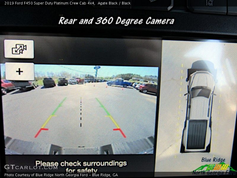 Agate Black / Black 2019 Ford F450 Super Duty Platinum Crew Cab 4x4