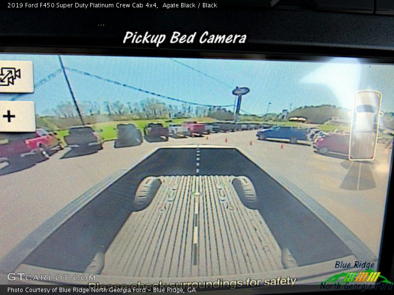 Agate Black / Black 2019 Ford F450 Super Duty Platinum Crew Cab 4x4