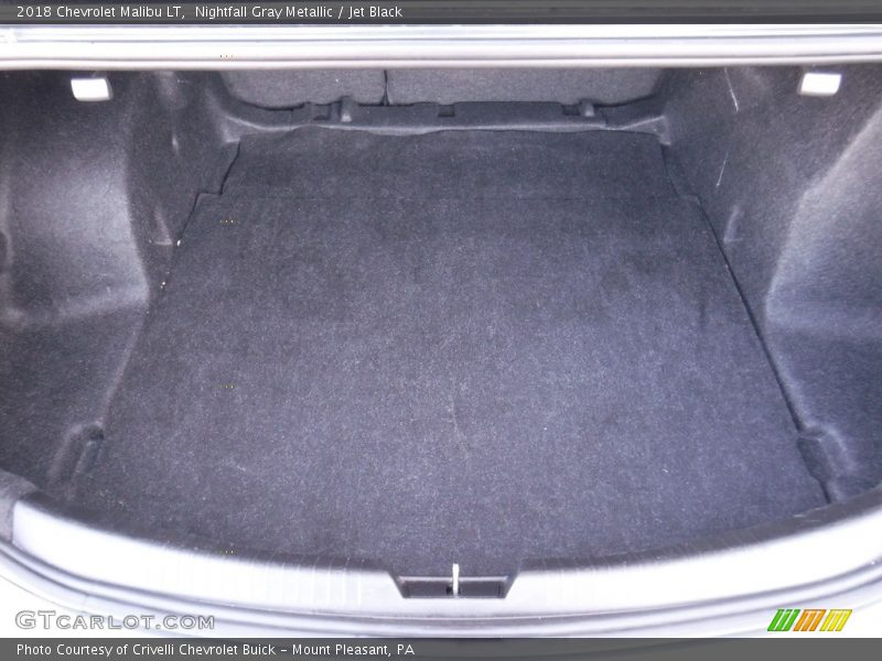 Nightfall Gray Metallic / Jet Black 2018 Chevrolet Malibu LT