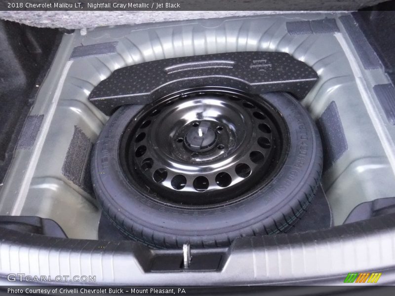 Nightfall Gray Metallic / Jet Black 2018 Chevrolet Malibu LT