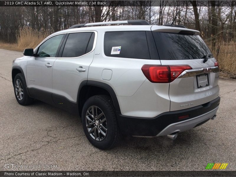 Quicksilver Metallic / Jet Black 2019 GMC Acadia SLT AWD