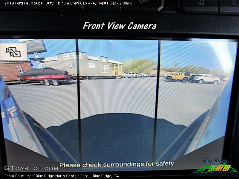 Agate Black / Black 2019 Ford F450 Super Duty Platinum Crew Cab 4x4