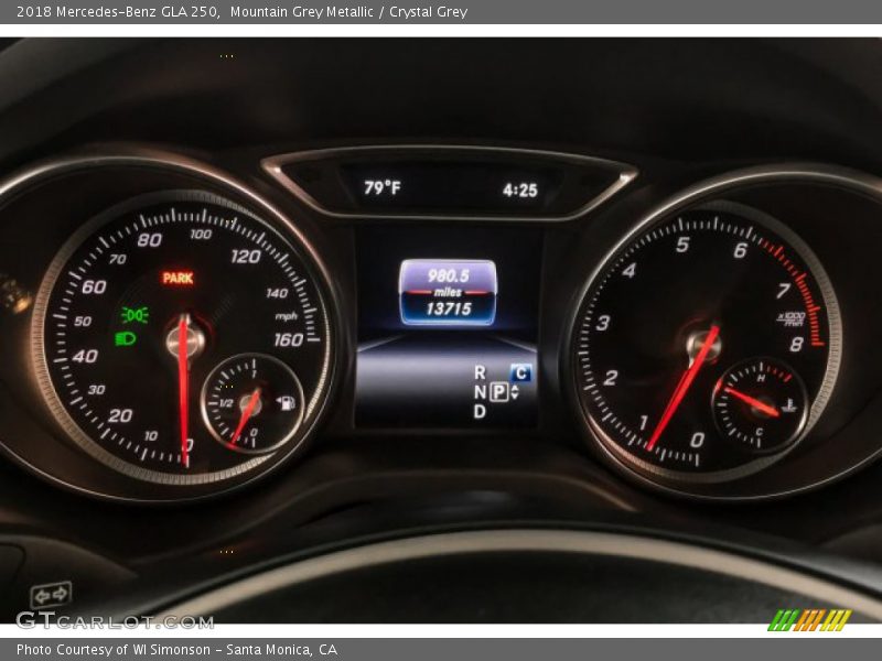 Mountain Grey Metallic / Crystal Grey 2018 Mercedes-Benz GLA 250