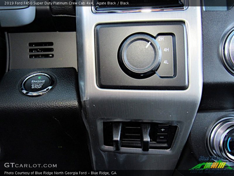 Agate Black / Black 2019 Ford F450 Super Duty Platinum Crew Cab 4x4