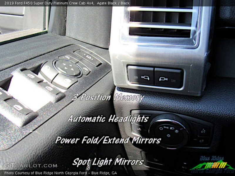 Agate Black / Black 2019 Ford F450 Super Duty Platinum Crew Cab 4x4