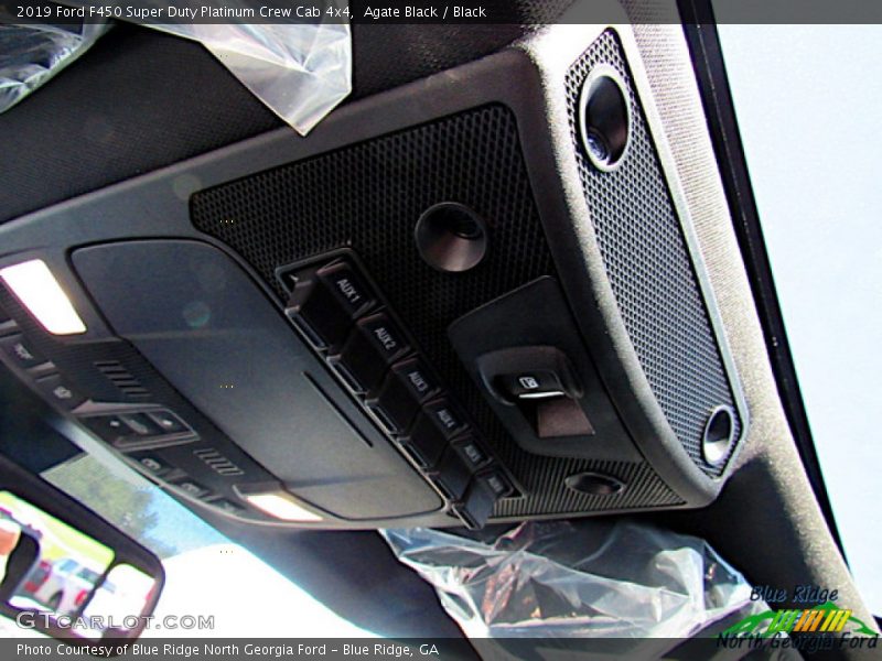 Agate Black / Black 2019 Ford F450 Super Duty Platinum Crew Cab 4x4