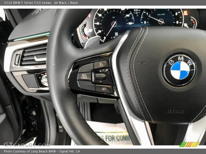 Jet Black / Black 2019 BMW 5 Series 530i Sedan