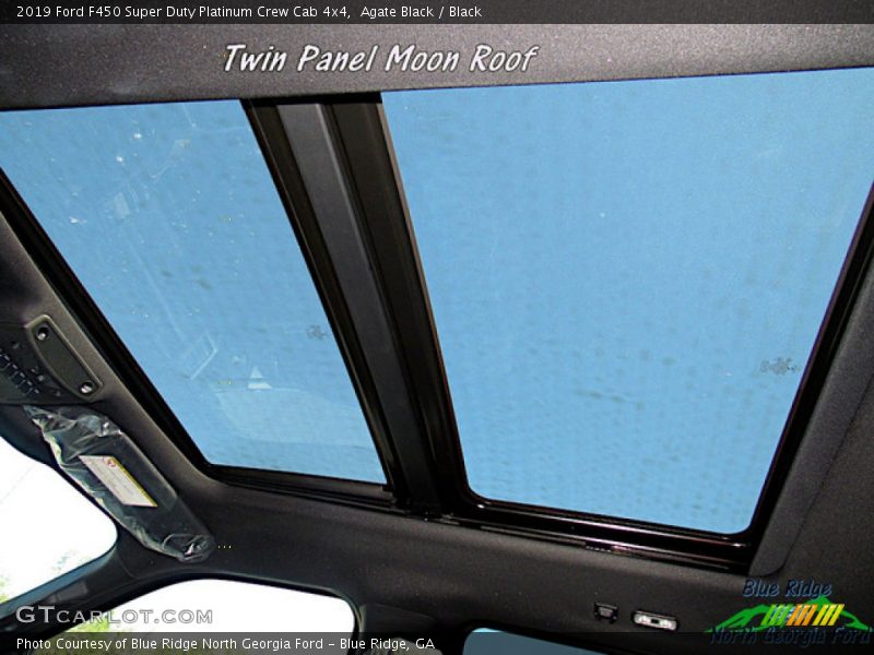 Agate Black / Black 2019 Ford F450 Super Duty Platinum Crew Cab 4x4