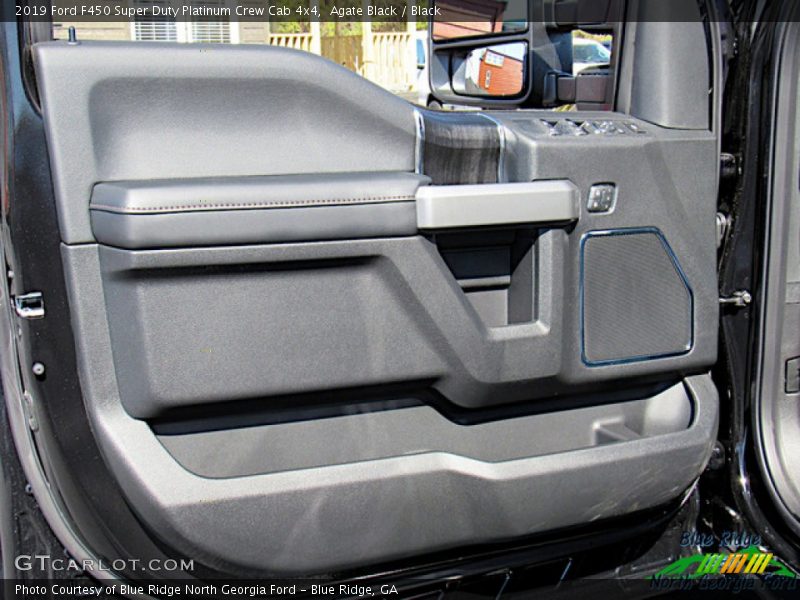 Agate Black / Black 2019 Ford F450 Super Duty Platinum Crew Cab 4x4