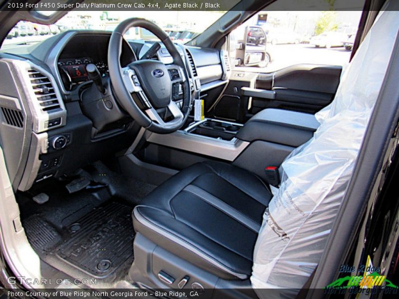 Agate Black / Black 2019 Ford F450 Super Duty Platinum Crew Cab 4x4