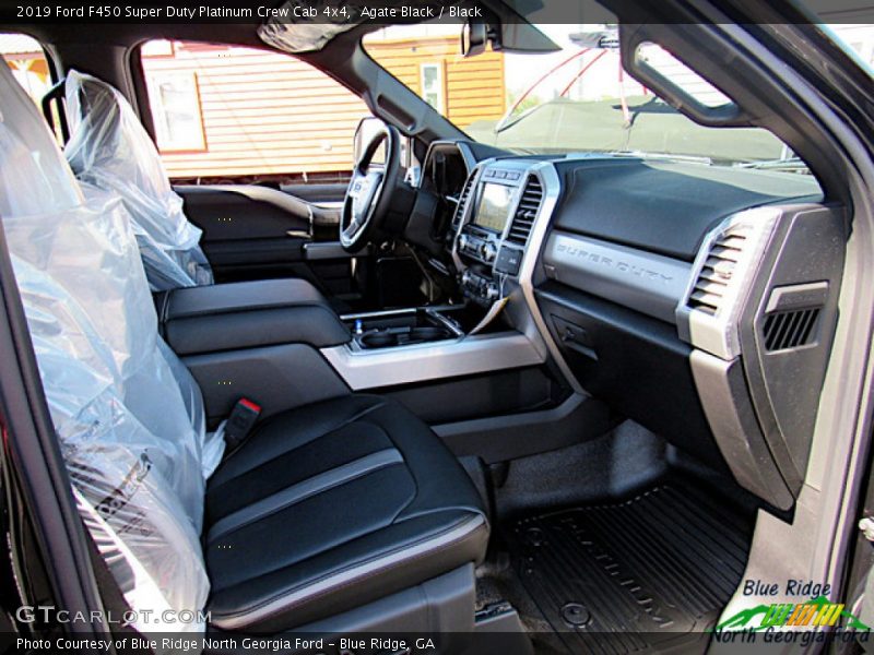 Agate Black / Black 2019 Ford F450 Super Duty Platinum Crew Cab 4x4