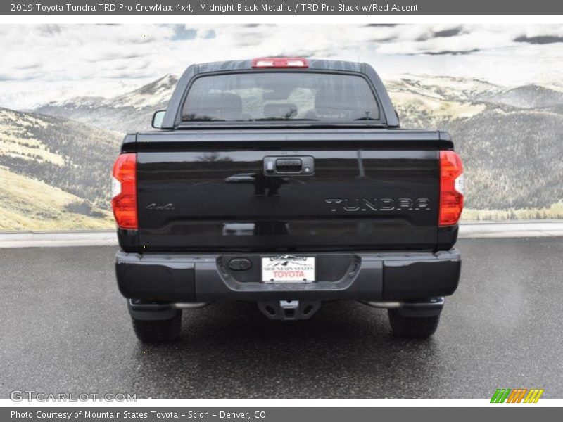 Midnight Black Metallic / TRD Pro Black w/Red Accent 2019 Toyota Tundra TRD Pro CrewMax 4x4