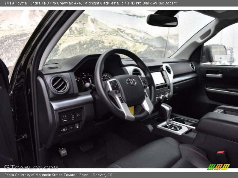 Midnight Black Metallic / TRD Pro Black w/Red Accent 2019 Toyota Tundra TRD Pro CrewMax 4x4