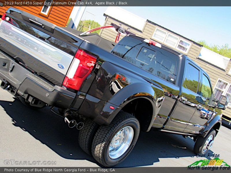 Agate Black / Black 2019 Ford F450 Super Duty Platinum Crew Cab 4x4