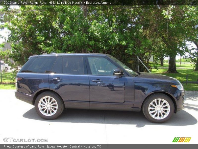 Loire Blue Metallic / Espresso/Almond 2019 Land Rover Range Rover HSE