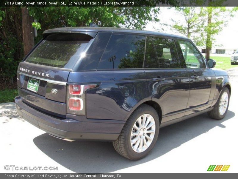 Loire Blue Metallic / Espresso/Almond 2019 Land Rover Range Rover HSE
