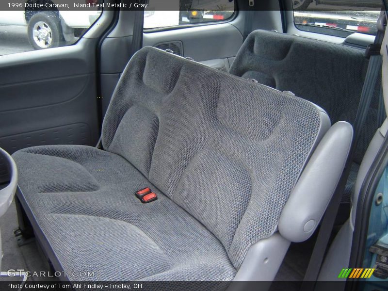 Island Teal Metallic / Gray 1996 Dodge Caravan