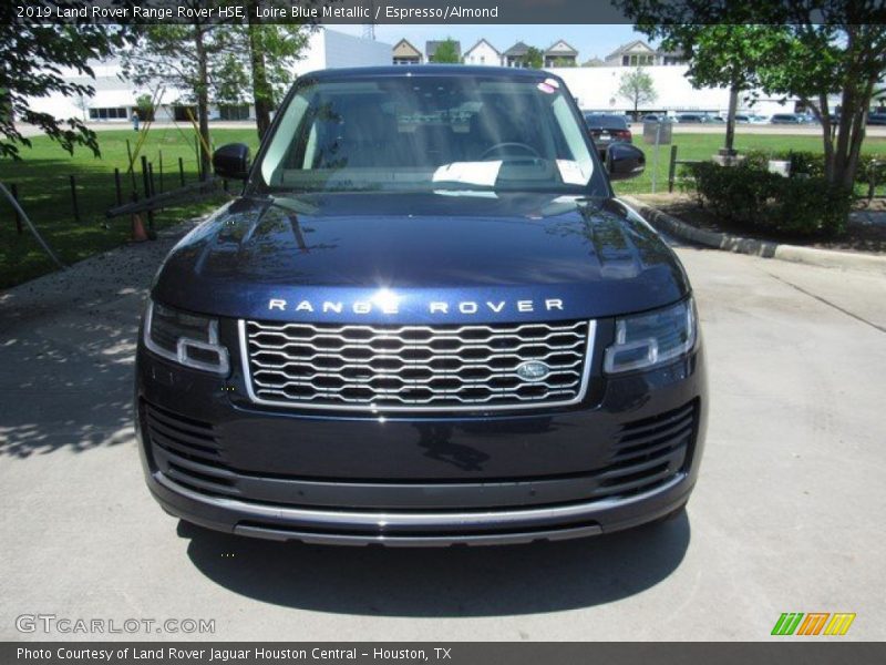 Loire Blue Metallic / Espresso/Almond 2019 Land Rover Range Rover HSE