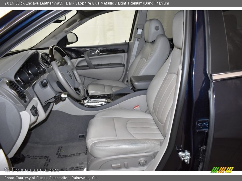 Dark Sapphire Blue Metallic / Light Titanium/Dark Titanium 2016 Buick Enclave Leather AWD