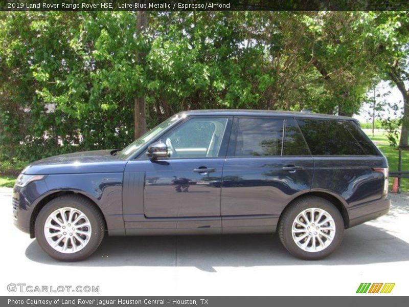 Loire Blue Metallic / Espresso/Almond 2019 Land Rover Range Rover HSE