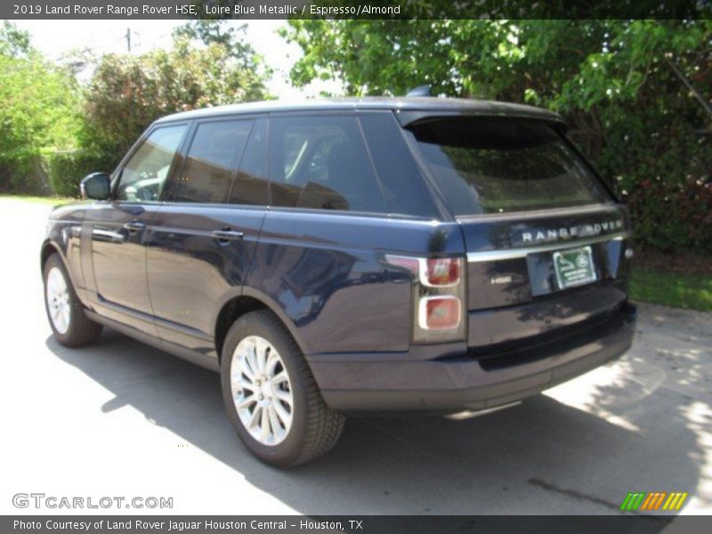 Loire Blue Metallic / Espresso/Almond 2019 Land Rover Range Rover HSE