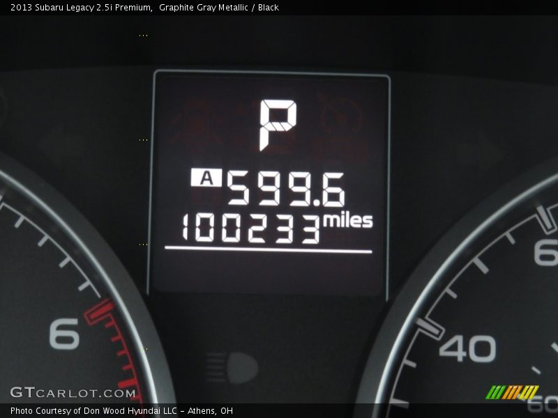 Graphite Gray Metallic / Black 2013 Subaru Legacy 2.5i Premium