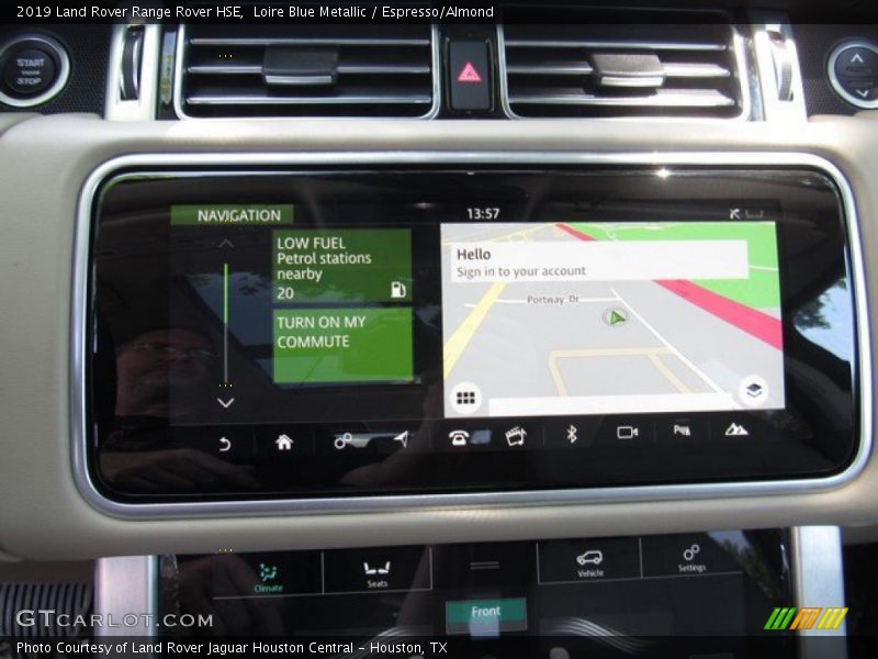 Loire Blue Metallic / Espresso/Almond 2019 Land Rover Range Rover HSE